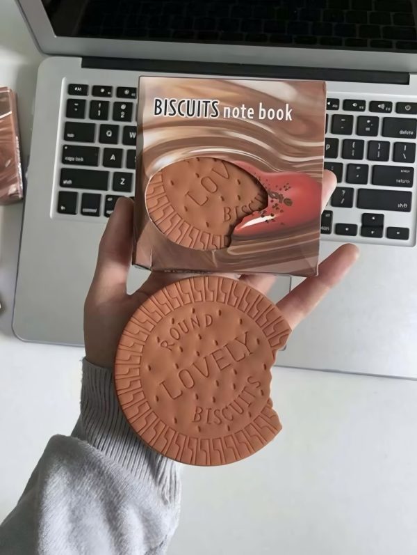 Biscuit Shaped Notebook – 80 Pages Fun Notepad