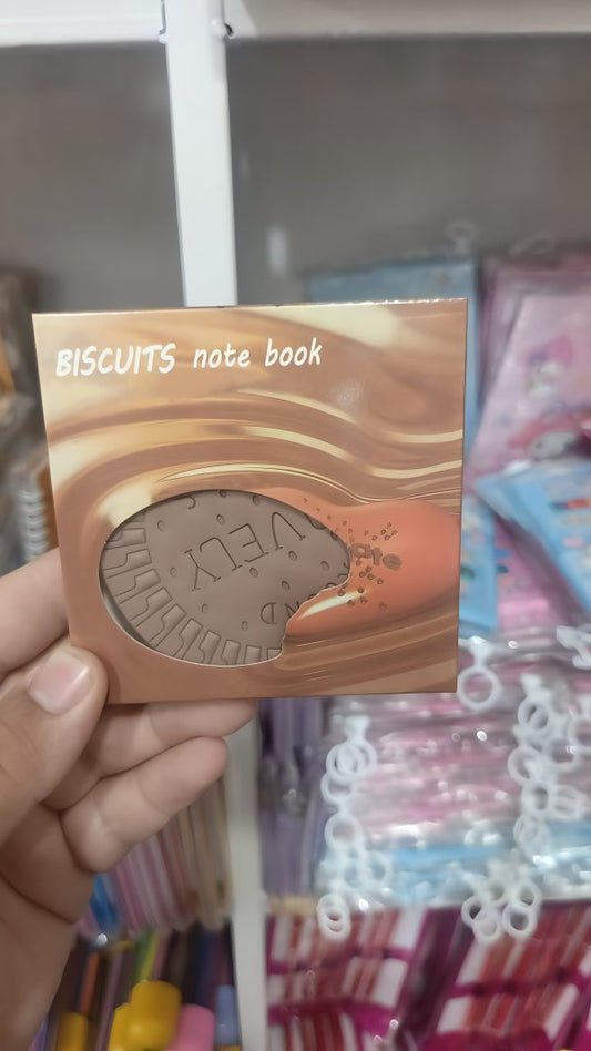 Biscuit Shaped Notebook – 80 Pages Fun Notepad