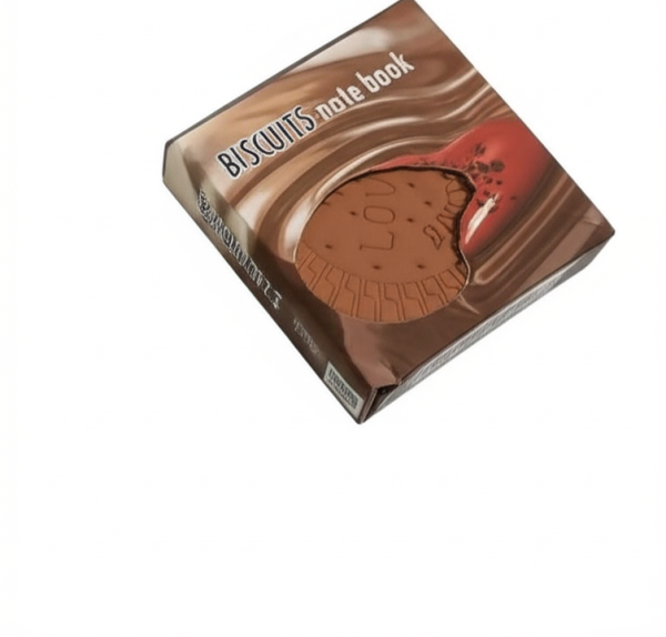 Biscuit Shaped Notebook – 80 Pages Fun Notepad