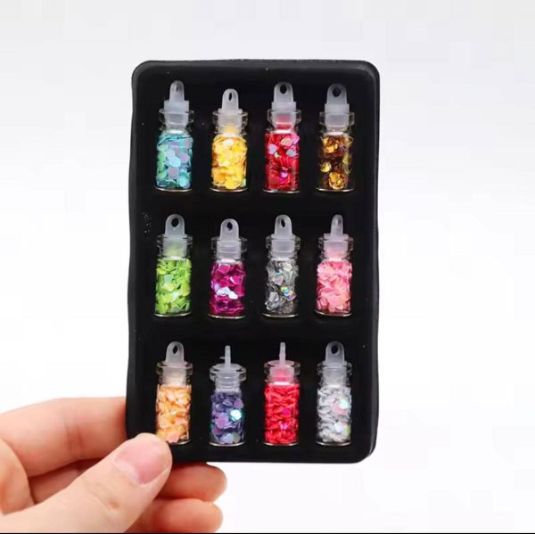 DIY Starry Nail Art Kit – Glitter & Decal Set