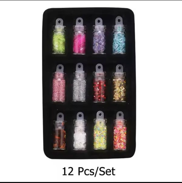 DIY Starry Nail Art Kit – Glitter & Decal Set