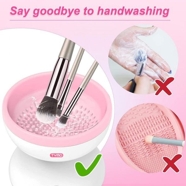 Electric Makeup Brush Cleaner  USB Powered Scrubber