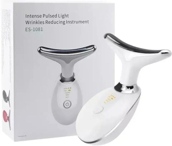 ES-1081 Anti-Aging Face & Neck Massager with LED