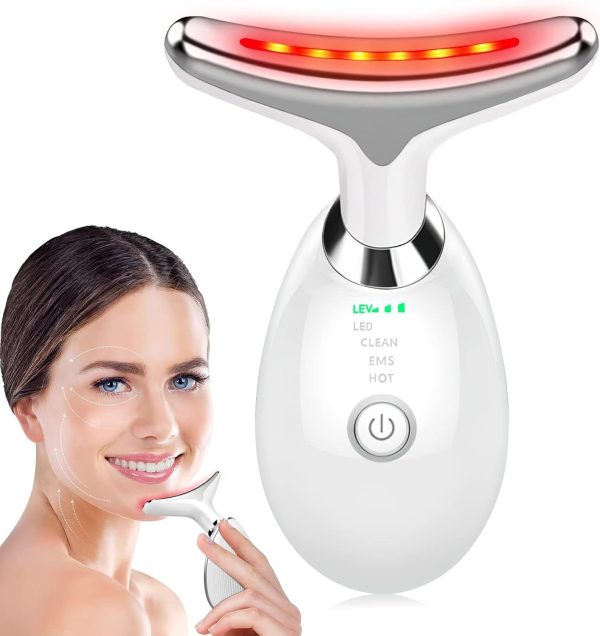 ES-1081 Anti-Aging Face & Neck Massager with LED