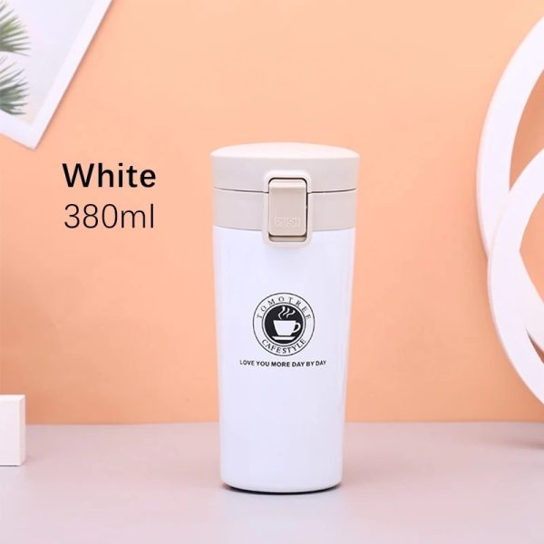 Stainless Steel Vacuum Flask – 380ml Travel Mug