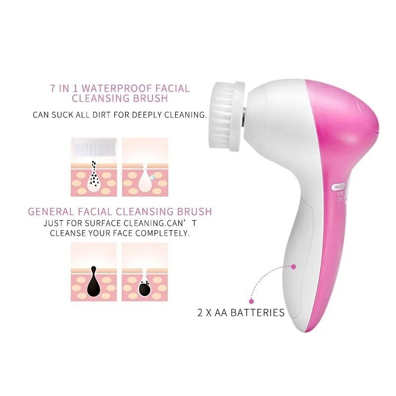 5 in 1 Facial Cleanser & Electric Massager