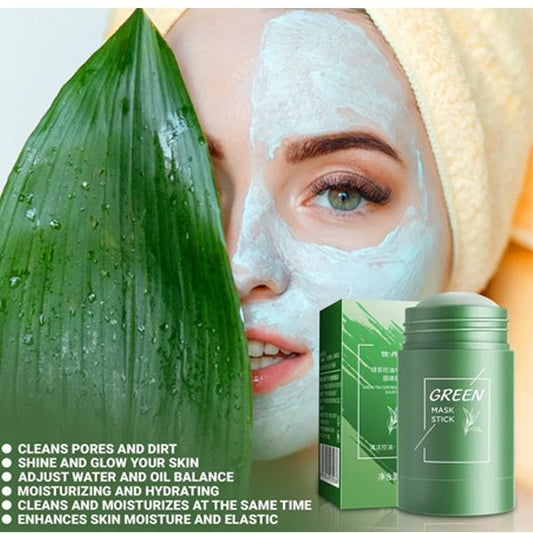 Green Tea Cleansing Mask Stick – Oil Control & Detox