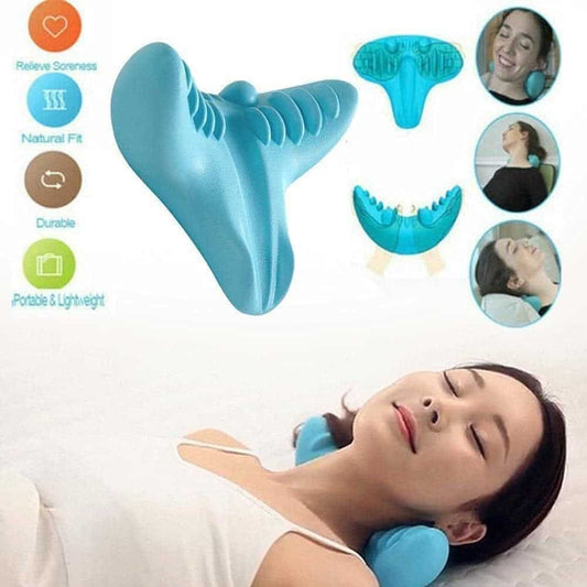 Neck Hump Corrector & Massage Pillow for Pain Relif