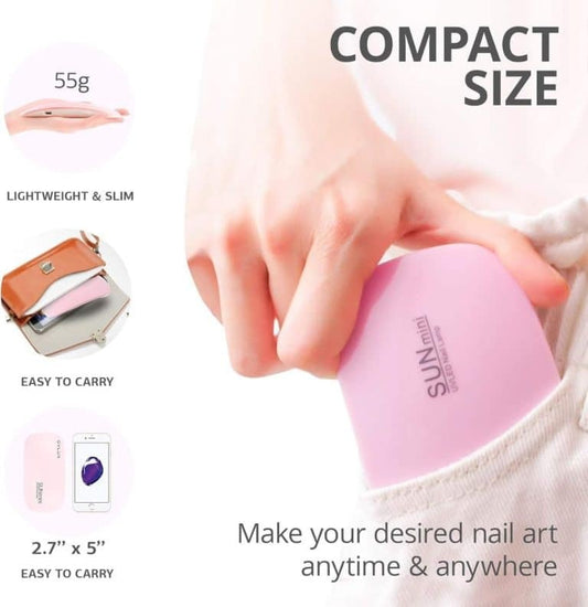Mini UV LED Nail Lamp – Portable Gel Curing Dryer