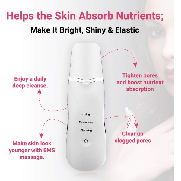 3-in-1 Ultrasonic Skin Scrubber & Blackhead Remover
