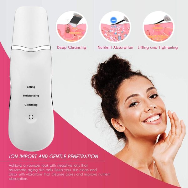 3-in-1 Ultrasonic Skin Scrubber & Blackhead Remover
