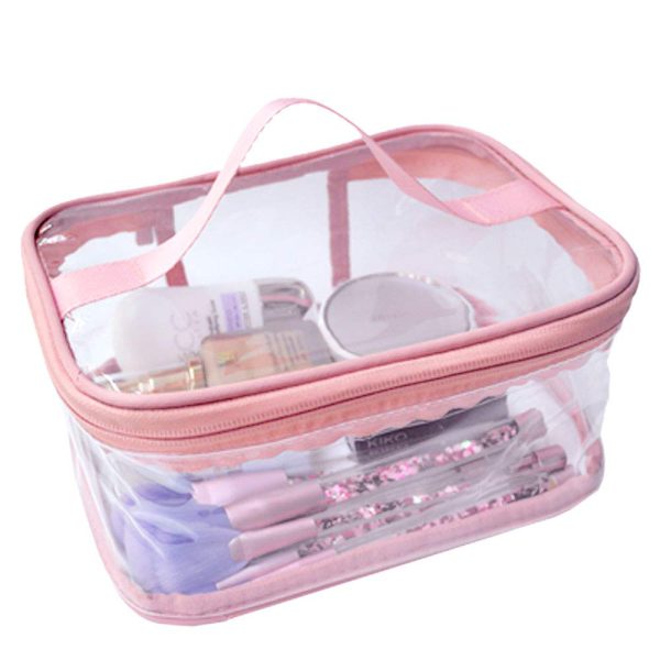 Clear Makeup Cosmetic Bag – Portable Travel Storage