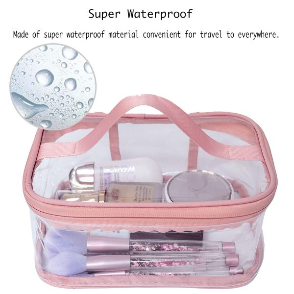 Clear Makeup Cosmetic Bag – Portable Travel Storage
