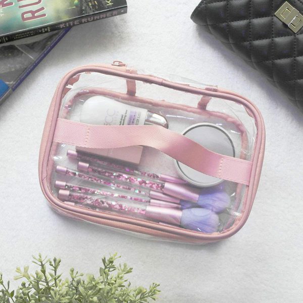 Clear Makeup Cosmetic Bag – Portable Travel Storage