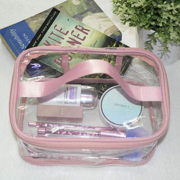Clear Makeup Cosmetic Bag – Portable Travel Storage