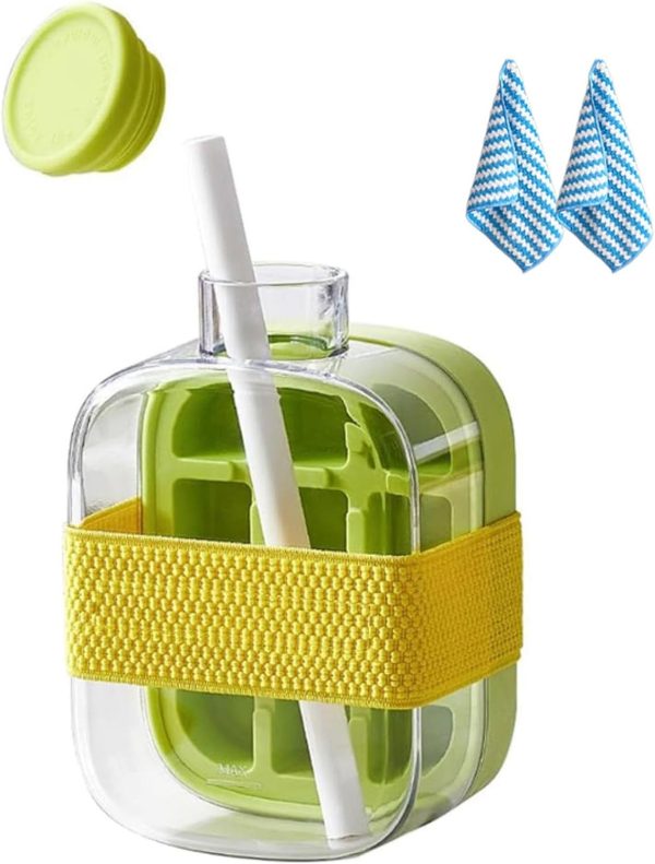 2-in-1 Ice Cube Bottle & Water Cup – 500ml