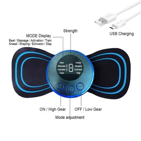 Mini Electric Massager – Portable Pain Relief Patch