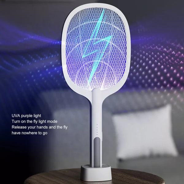 Rechargeable Mosquito Killer Racket with LED Light