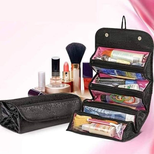 Roll N Go Cosmetic Bag – Travel Toiletry Organizer