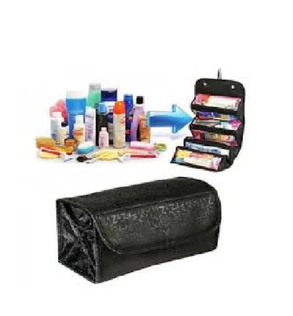Roll N Go Cosmetic Bag – Travel Toiletry Organizer