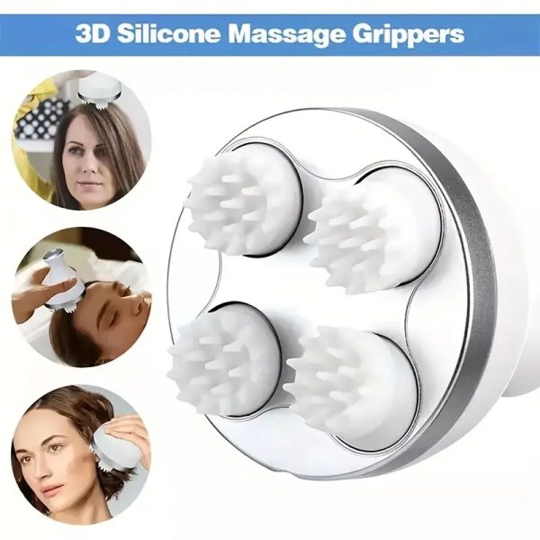 Electric Scalp Massager – Rechargeable & Washable