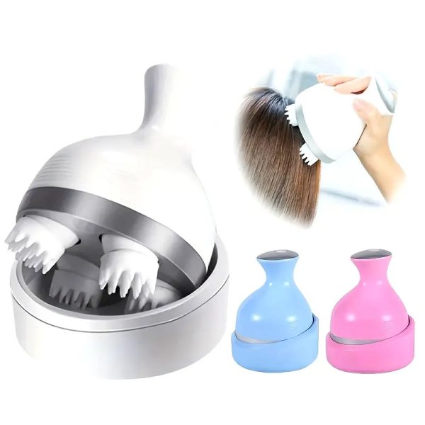 Electric Scalp Massager – Rechargeable & Washable